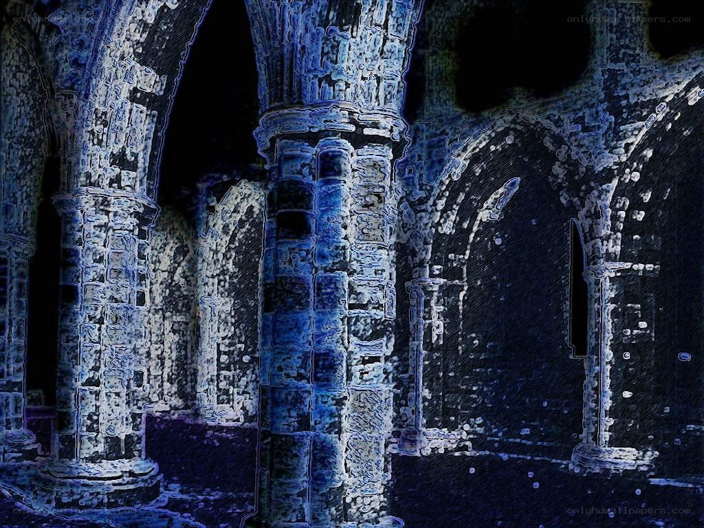 ancient stone crypt interior