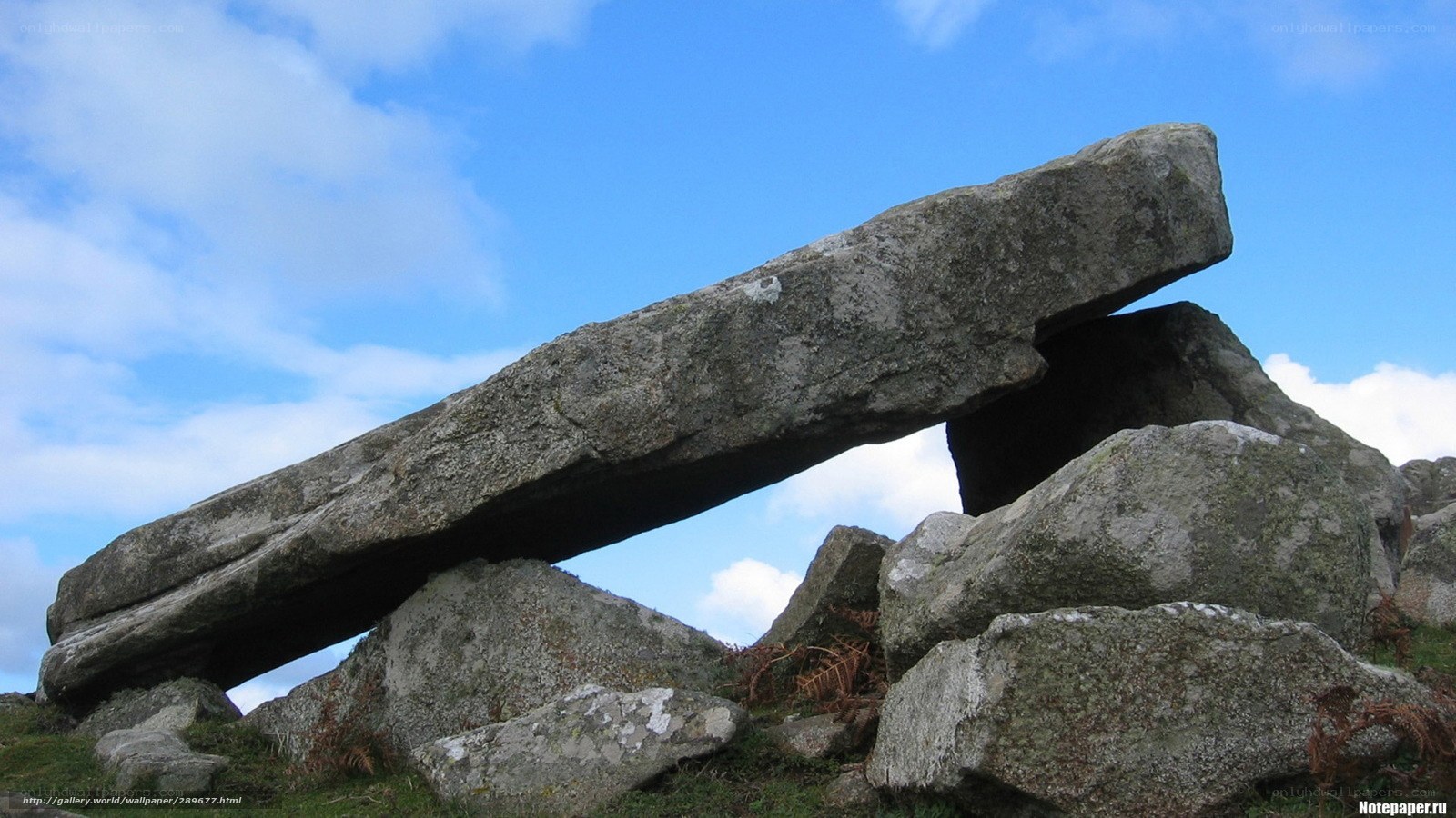 ancient stone dolmen