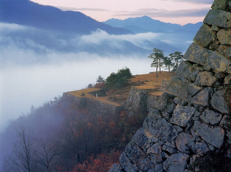 Ancient Stone Fortress — Blue, Serene, Morning