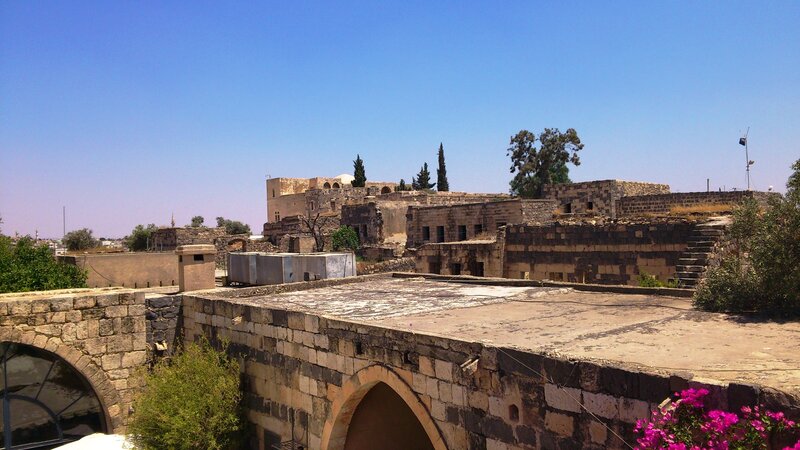 Ancient Stone Fortress — Blue