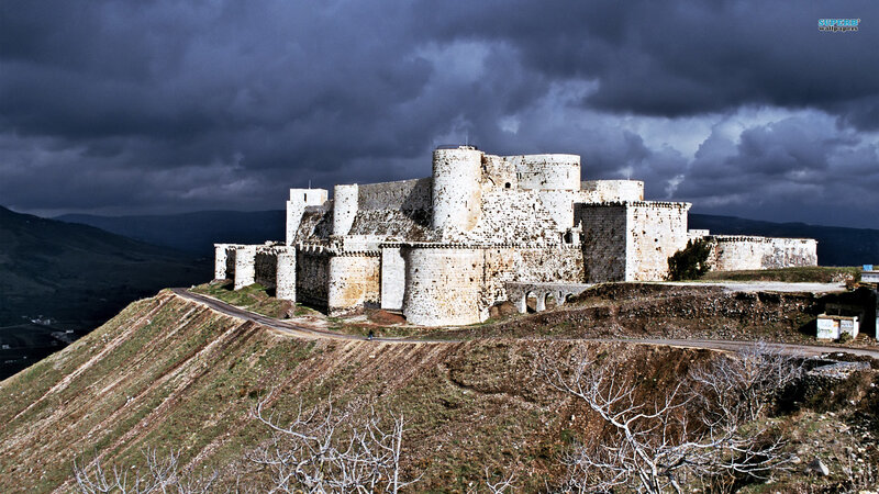 Ancient Stone Fortress — Gray, Dramatic, Photograph, Castle