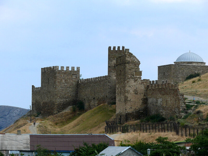 Ancient Stone Fortress — Gray, Historical