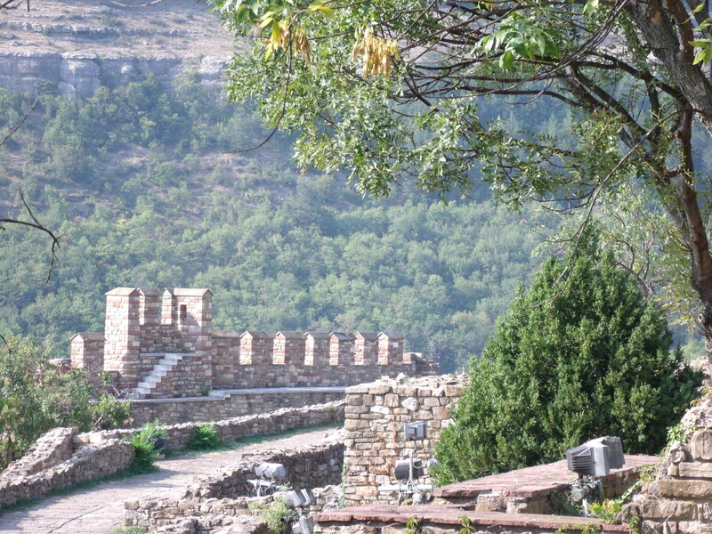 Ancient Stone Fortress — Green, Serene, Afternoon