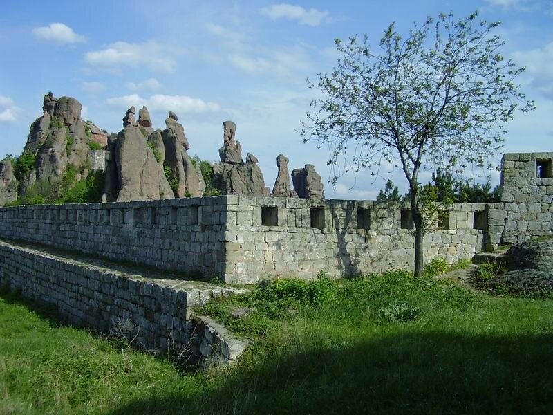 Ancient Stone Fortress — Green, Serene