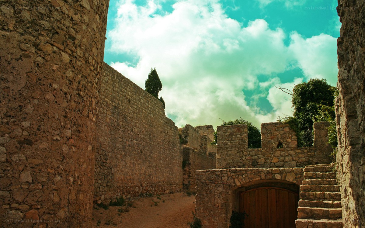 ancient stone fortress ruins