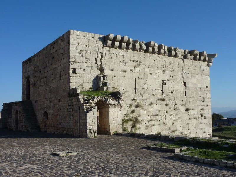 Ancient Stone Fortress — White