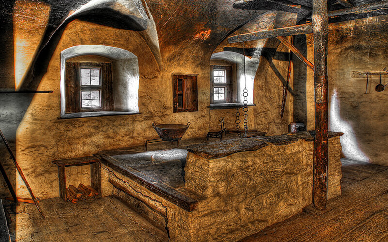 Ancient Stone Kitchen