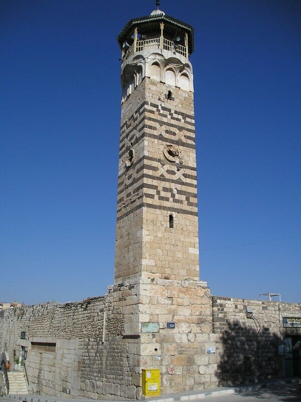 ancient stone minaret