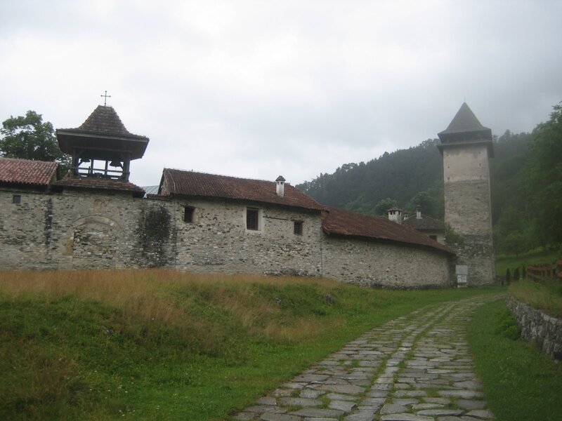 Ancient Stone Monastery — Gray