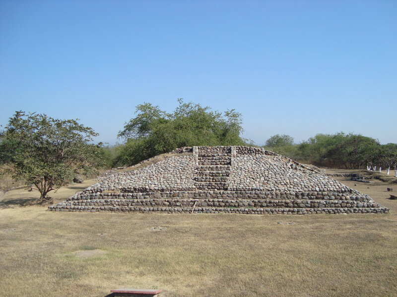 ancient stone pyramid