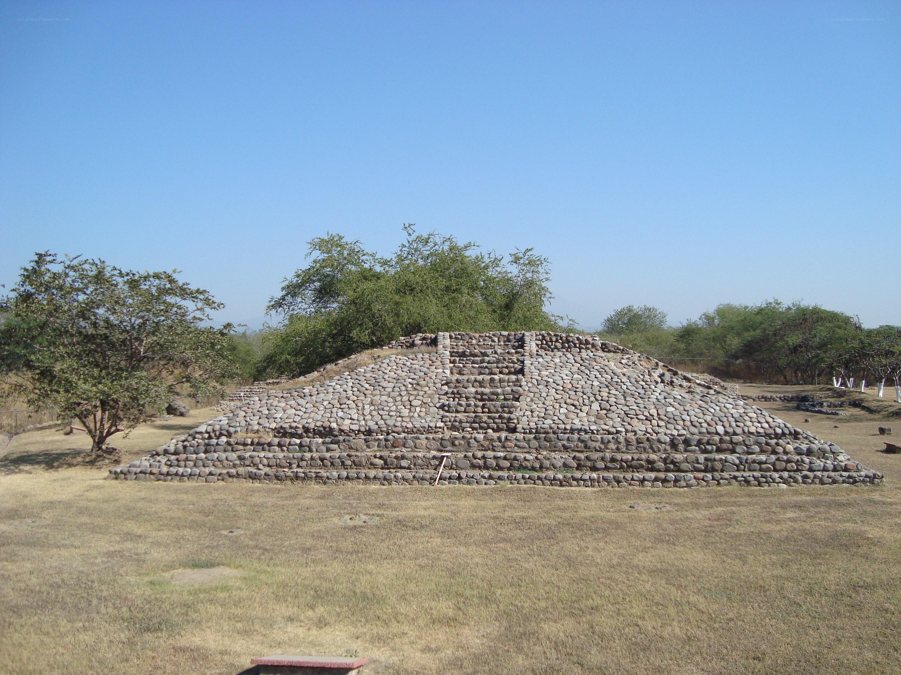 ancient stone pyramid
