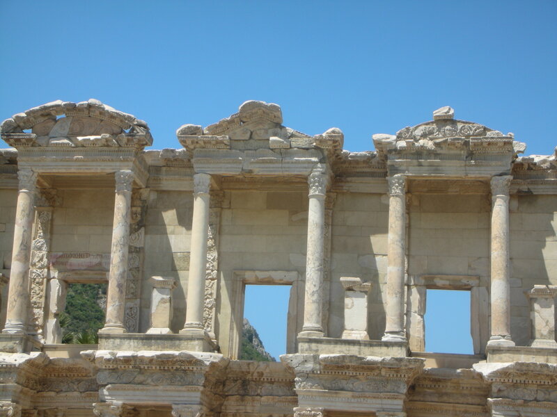 Ancient Stone Ruins — Blue, Serene