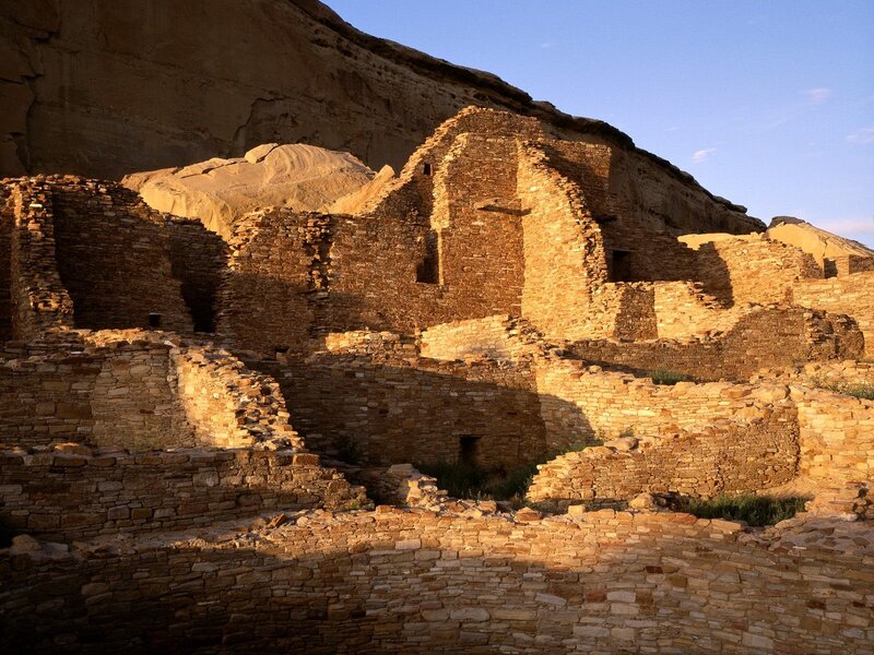 Ancient Stone Ruins — Brown, Dramatic, Sunset