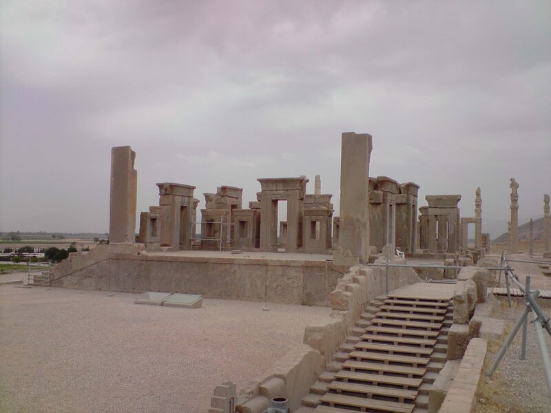Ancient Stone Ruins — Gray, Dramatic, Photograph