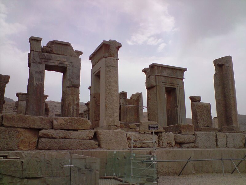 Ancient Stone Ruins — Gray, Dramatic