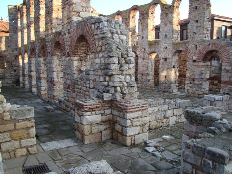 Ancient Stone Ruins — Gray, Historical
