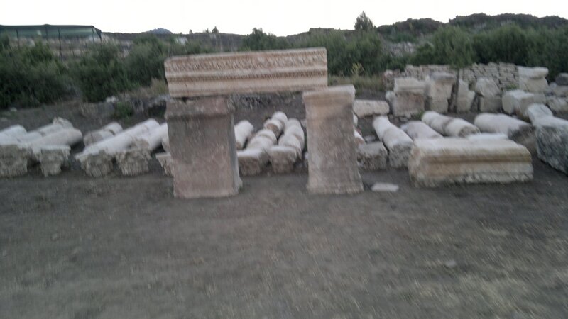 Ancient Stone Ruins — Gray, Ruined, Sunset