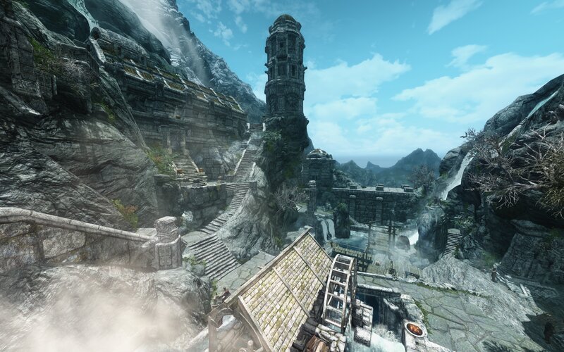 Ancient Stone Ruins — Gray, Serene, Afternoon, 3d Render