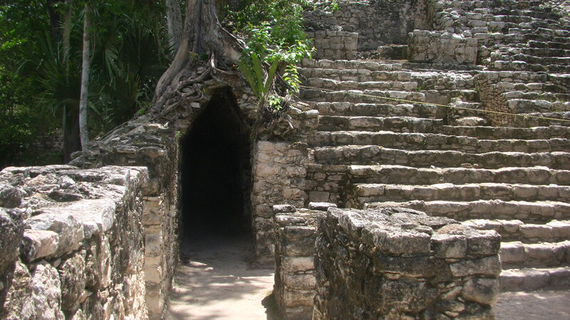 Ancient Stone Ruins — Gray, Serene, Afternoon, Photograph