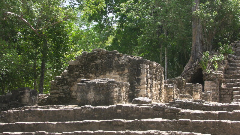 Ancient Stone Ruins — Green, Serene, Afternoon, Photograph, Stone Walls