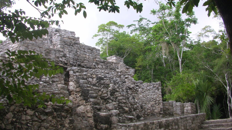 Ancient Stone Ruins — Green, Serene, Afternoon, Photograph, Stone Walls, Trees