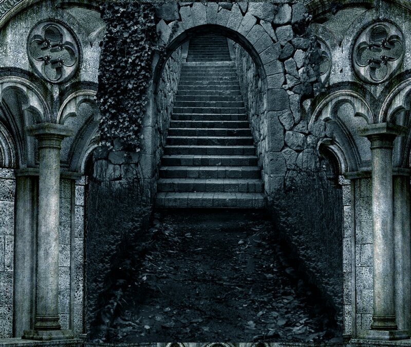 ancient stone staircase