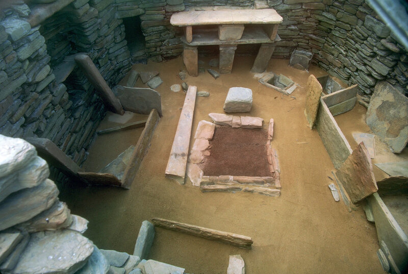 ancient stone structure interior