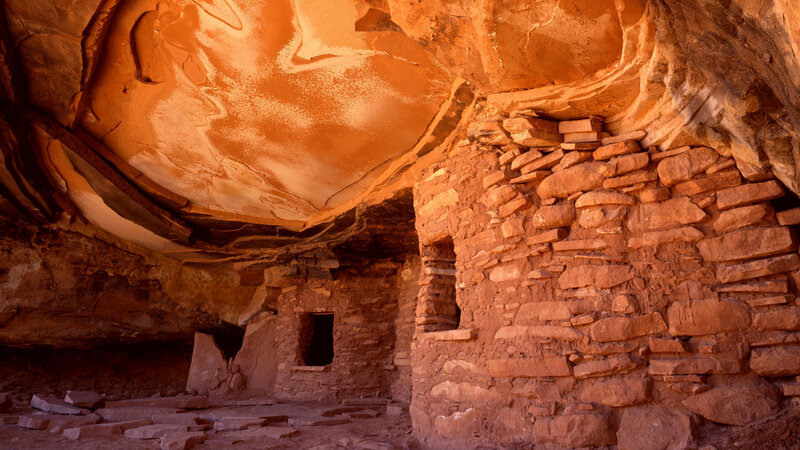 Ancient Stone Structure — Orange