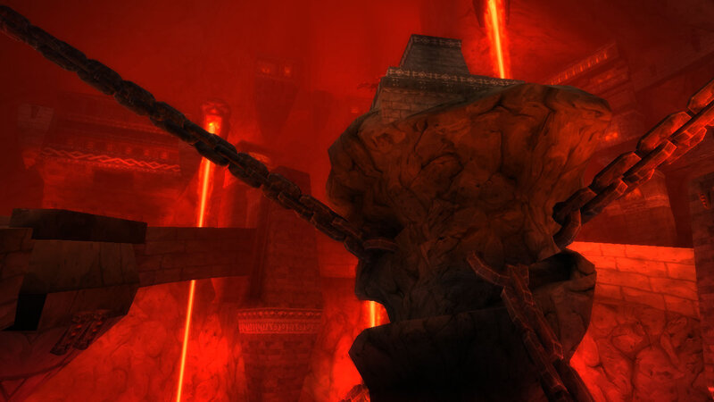 Ancient Stone Structure — Red