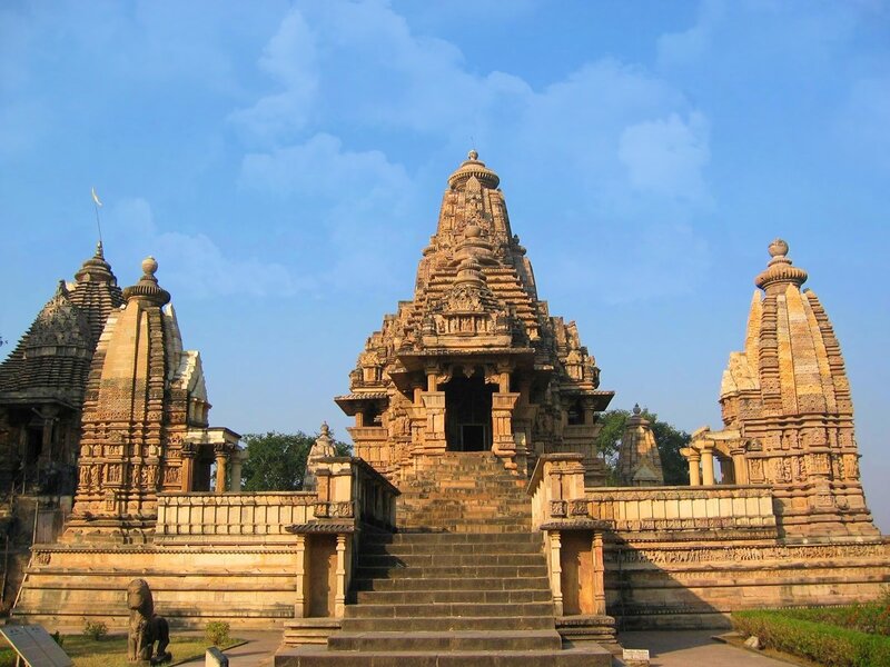 Ancient Stone Temple — Blue, Serene, Afternoon
