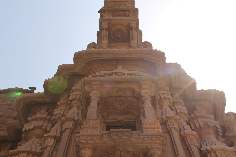 Ancient Stone Temple — Brown, Dramatic
