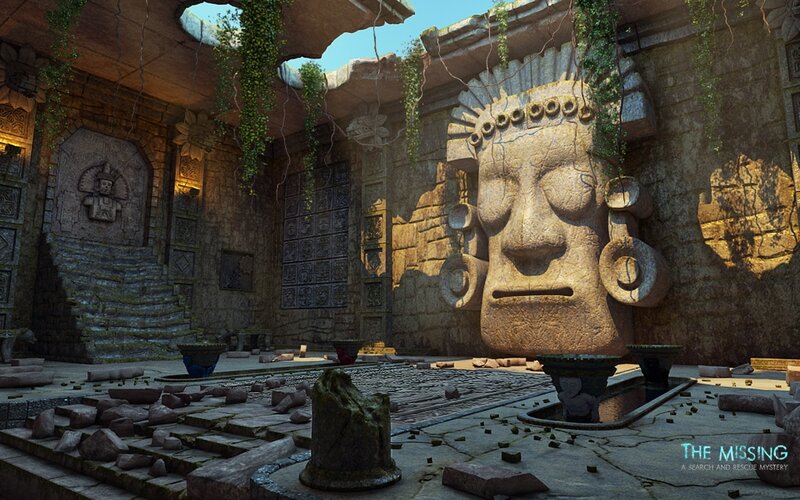 Ancient Stone Temple — Brown, Mysterious