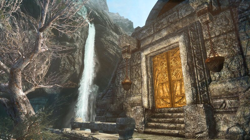 Ancient Stone Temple — Gray, Serene, Afternoon, 3d Render