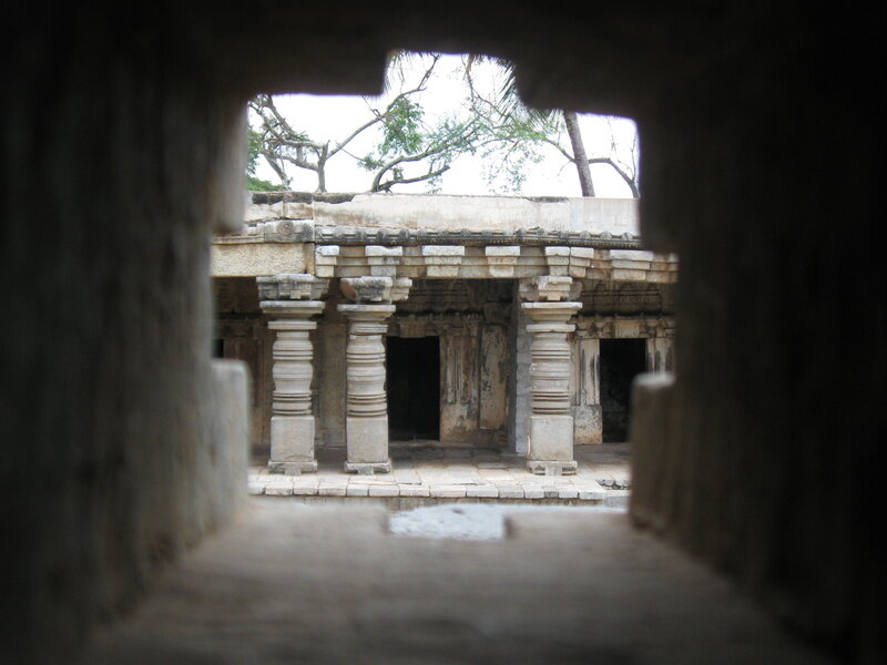 Ancient Stone Temple — Gray, Serene, Afternoon, Photograph, Columns