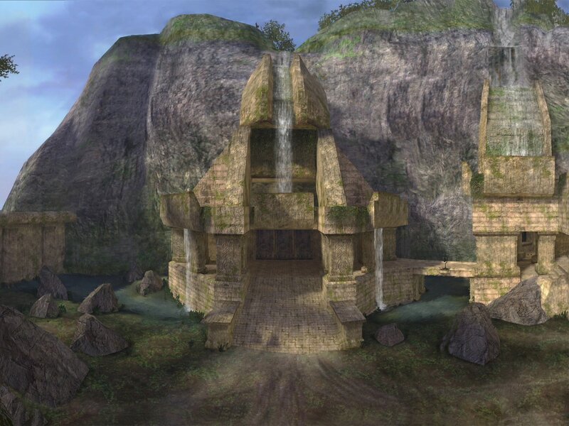Ancient Stone Temple — Gray, Serene, Afternoon