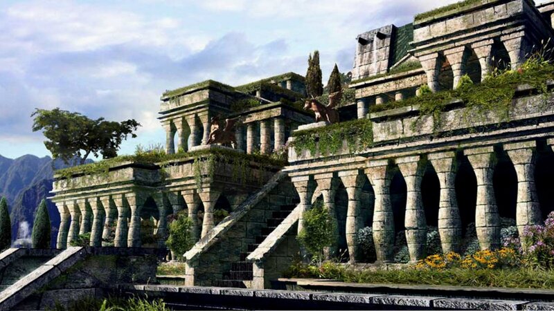 Ancient Stone Temple — Green, Serene, Afternoon