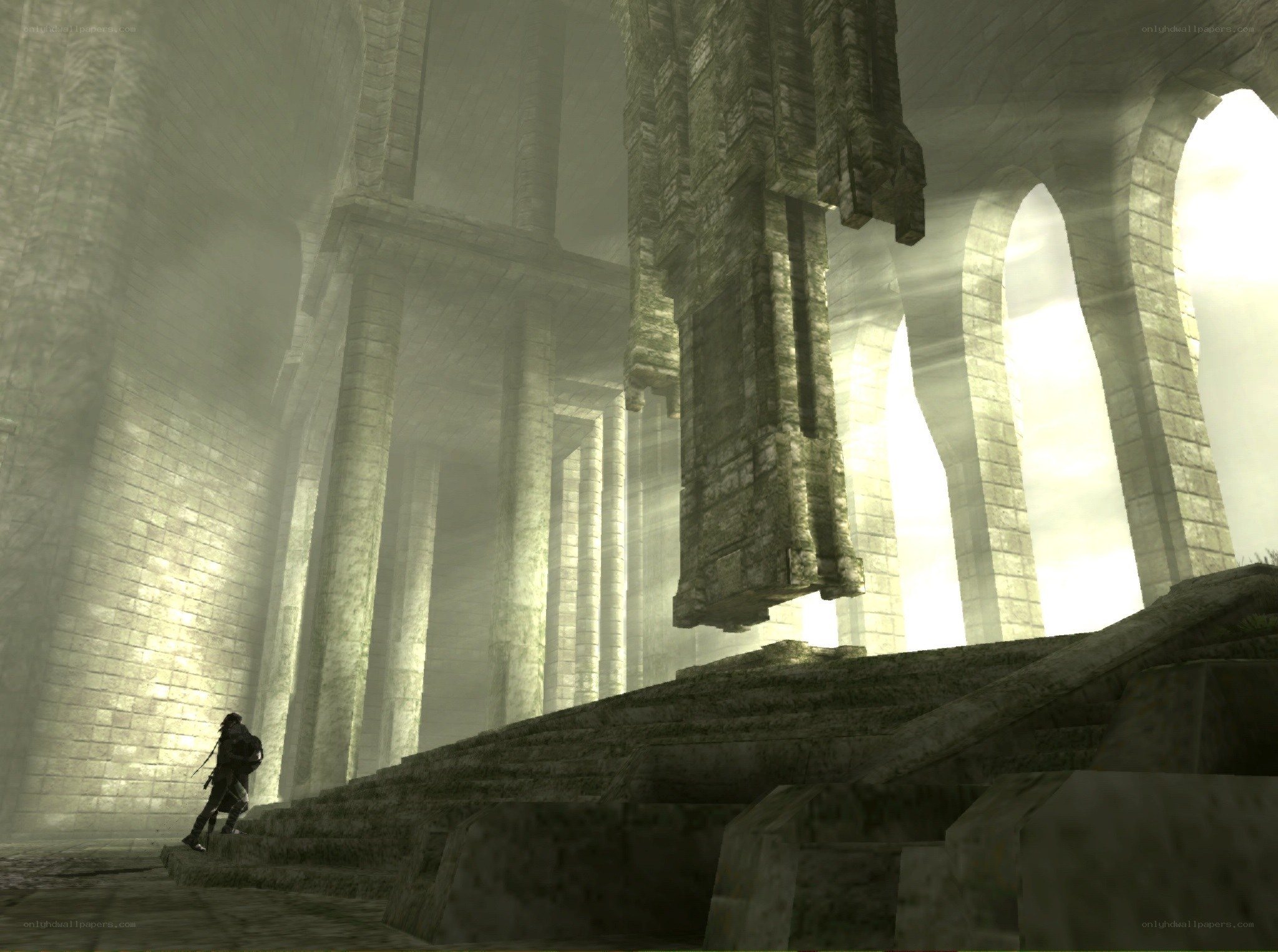 ancient stone temple interior