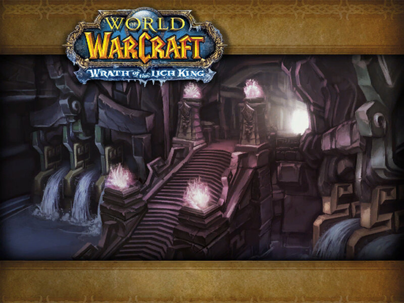Ancient Stone Temple — Purple, Dramatic