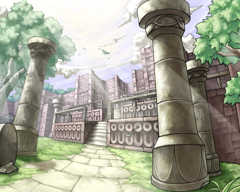 ancient stone temple ruins