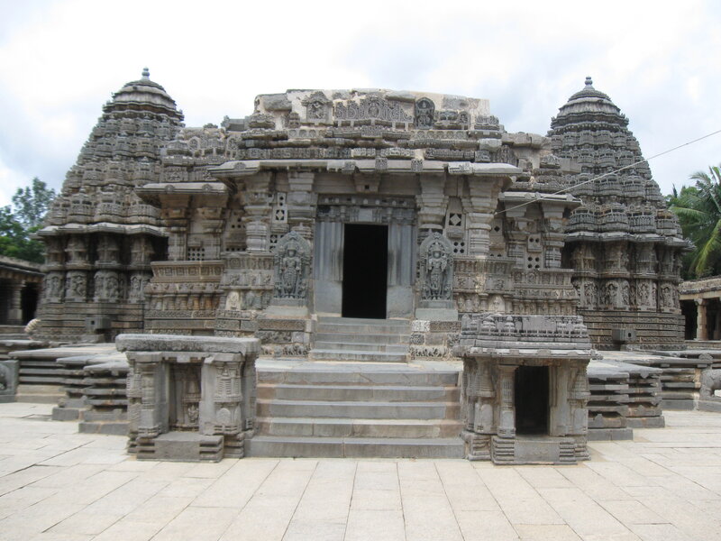 ancient stone temple structure