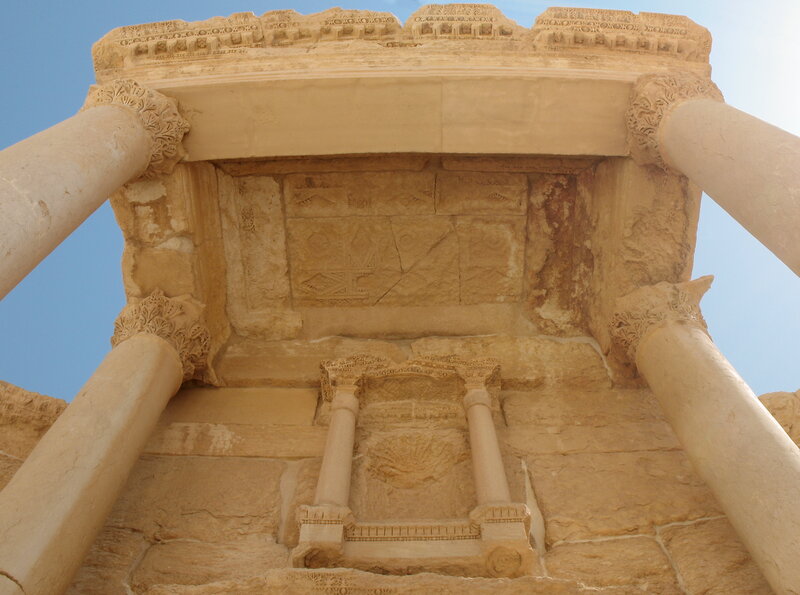 ancient stone temple structure