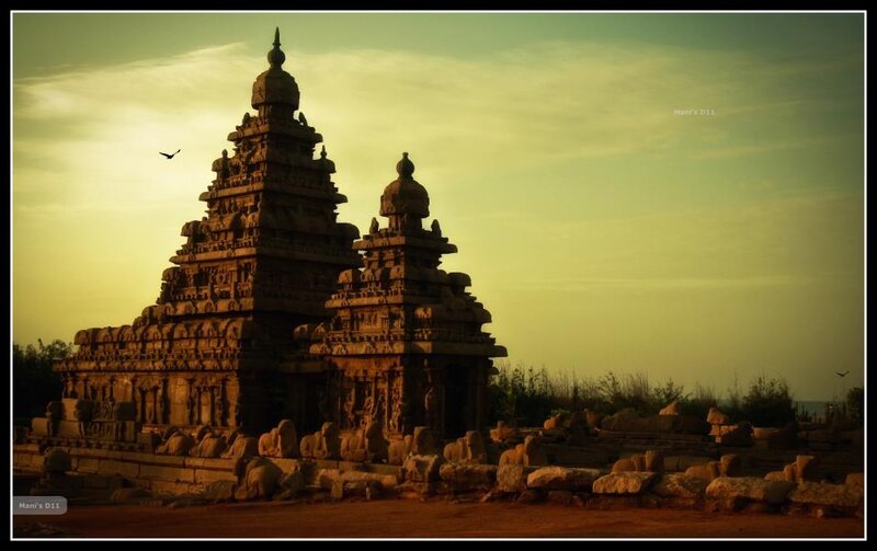 Ancient Stone Temple — Yellow