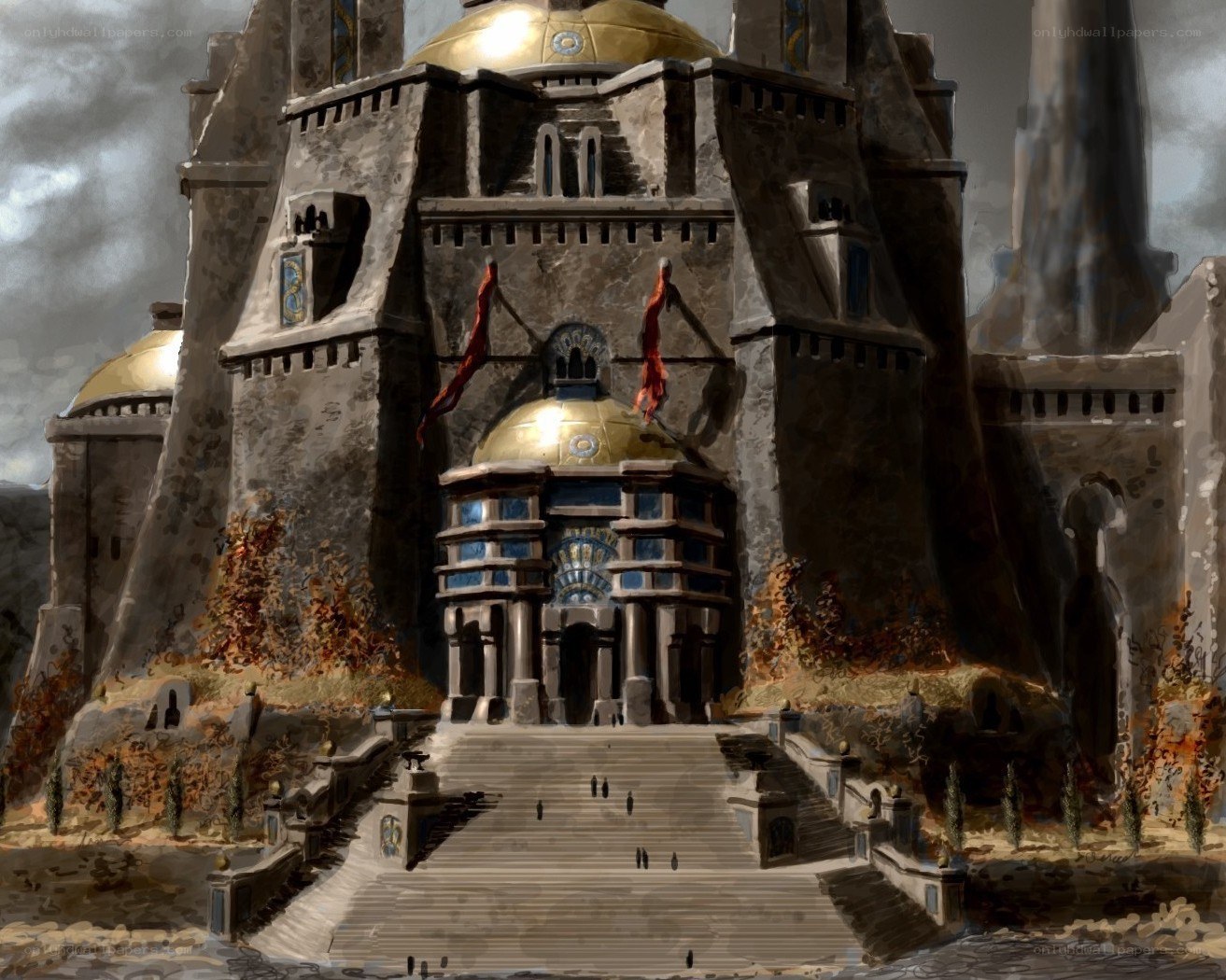 ancient stone temple