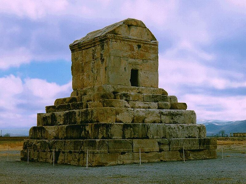 ancient stone tomb structure