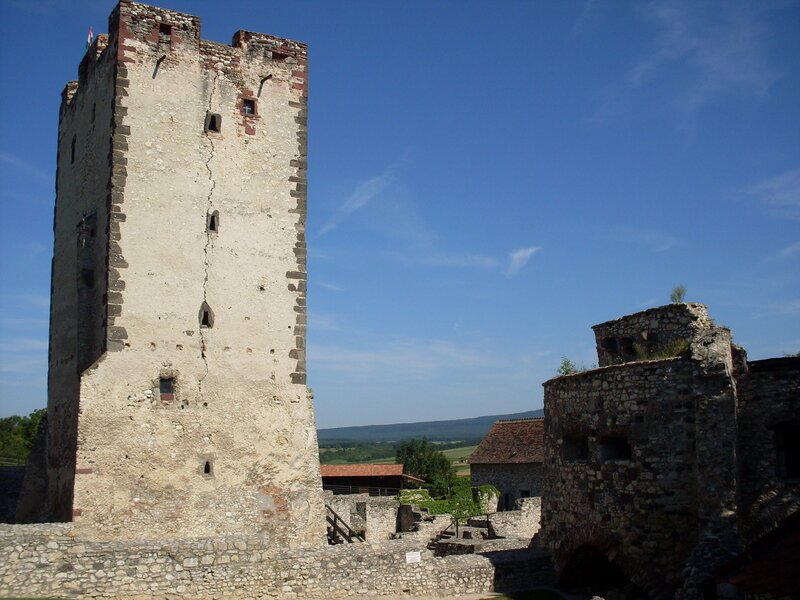 Ancient Stone Tower — Blue, Serene