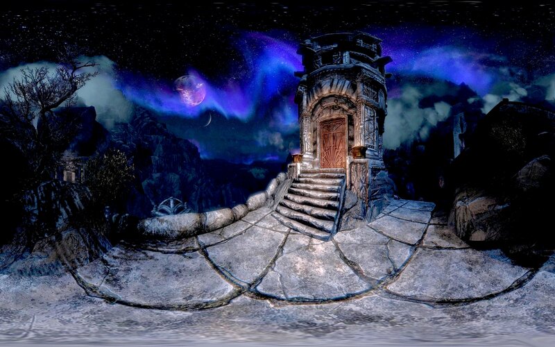 Ancient Stone Tower — Blue