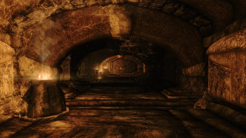 Ancient Stone Tunnel — Brown