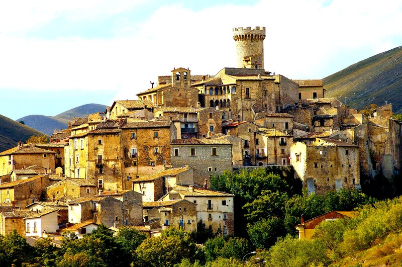Ancient Stone Village — Brown