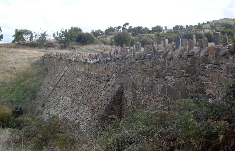 Ancient Stone Wall — Brown