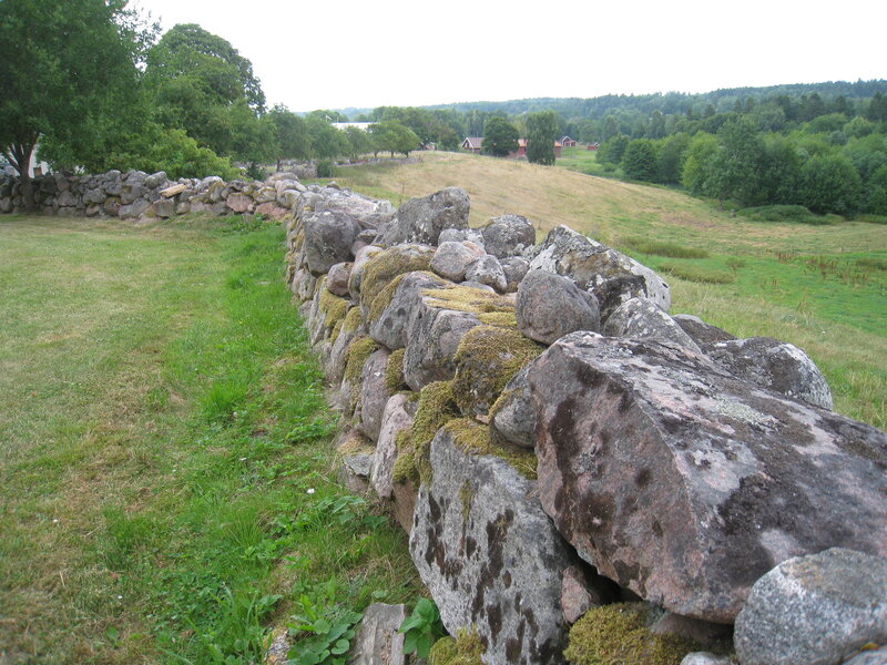 Ancient Stone Wall — Green, Serene